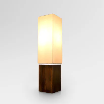 Tupa Table Lamp - White Lamp Shade Side Table Lighting