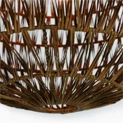 Banda Ball Wicker Hanging Lamp detail
