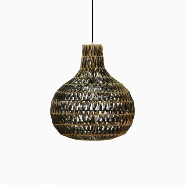 Banda Delta Hanging Art Rattan Lamp
