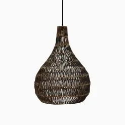 Banda Tria Wicker Rattan Hanging Lamp