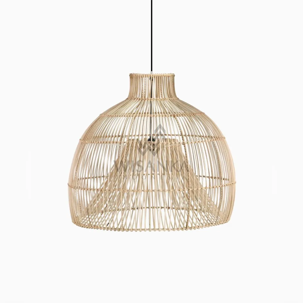 Bohemian Rattan Wicker Hanging Lamp