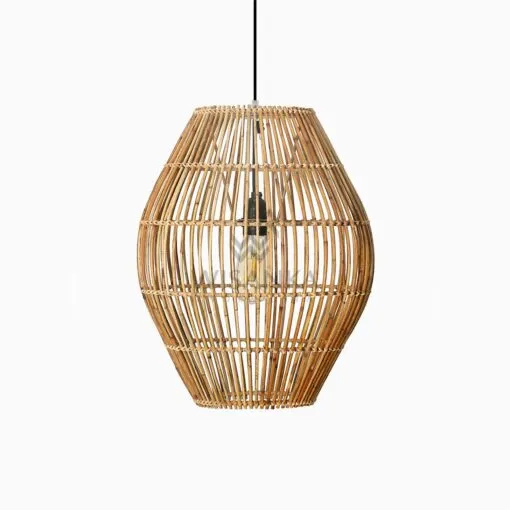 Elena Rattan Wicker Hanging Lamp