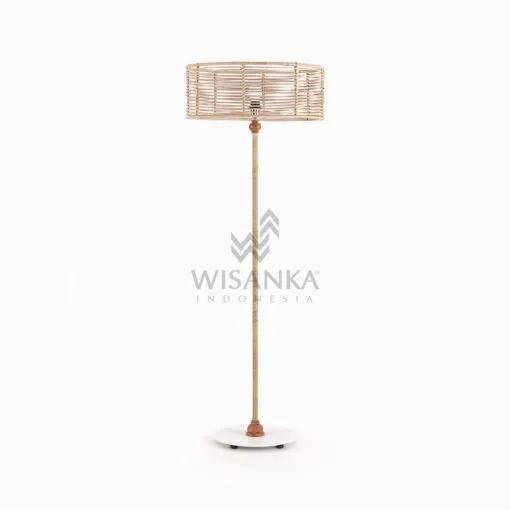 Kasya Rattan Wicker Floor Lamp