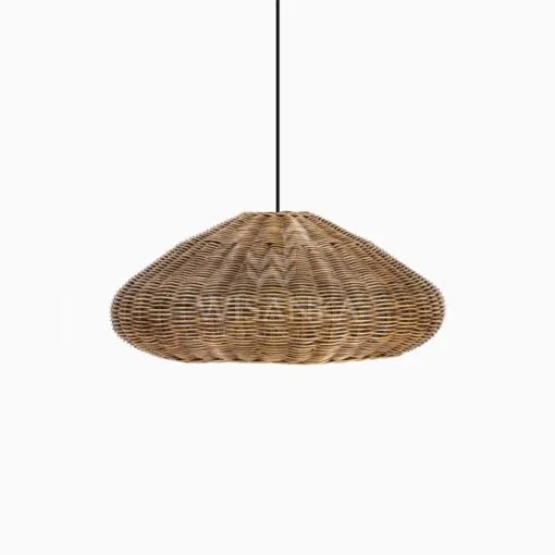Taban Ufo Wicker Rattan Hanging Lamp