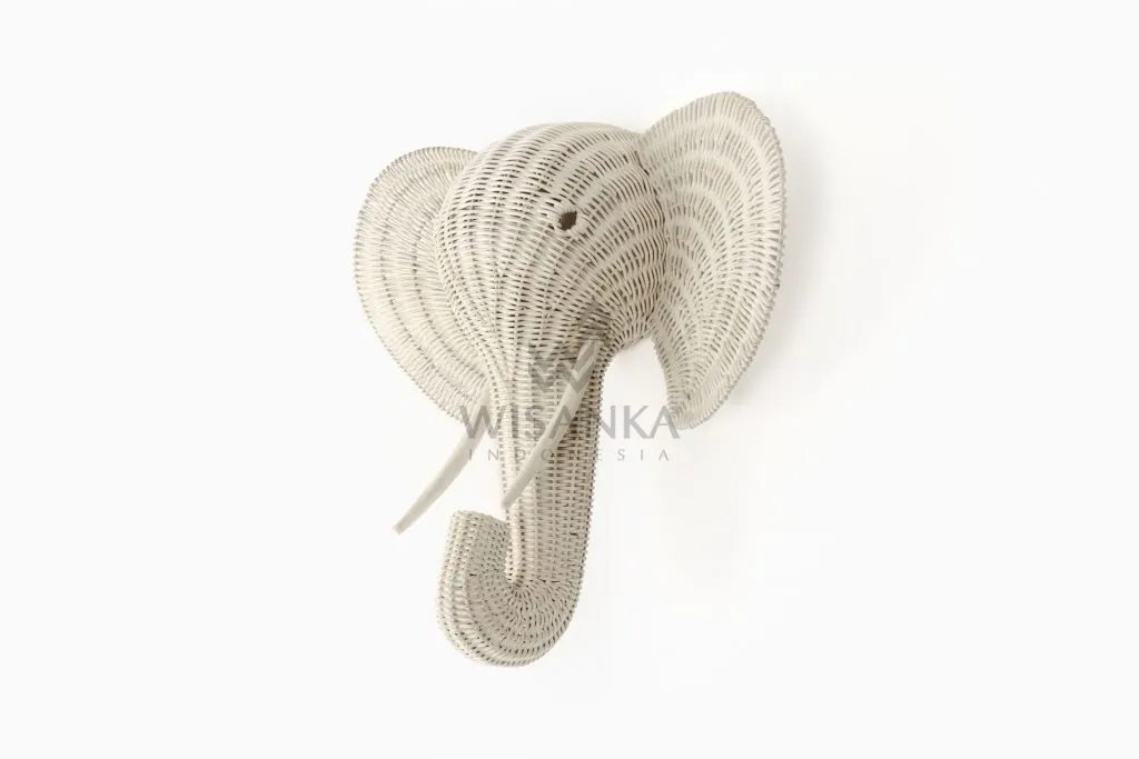 Woven Rattan Wall Head Decor: Natural Elegance for Every Space