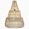 Karutup Rattan White Wash Hanging Lamp