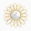 Iris Rattan Mirror for wall decoration