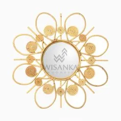 Logan Home Decoration Rattan Mirror