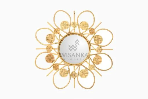 Logan Home Decoration Rattan Mirror