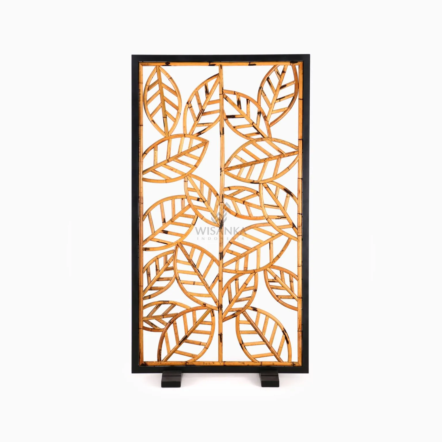 Leaf Divider - Natural Rattan Home Decoration front