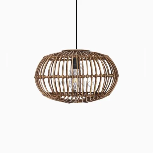 Somerset Hanging Lamp Small Brown Wash – Chandeliers Lamp