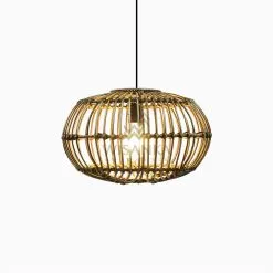 Somerset Hanging Lamp On Small Brown Wash