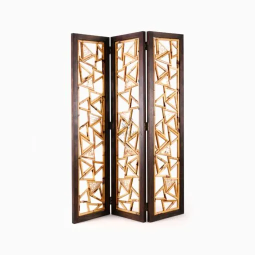Triangle Divider Natural Rattan – Home Decoration