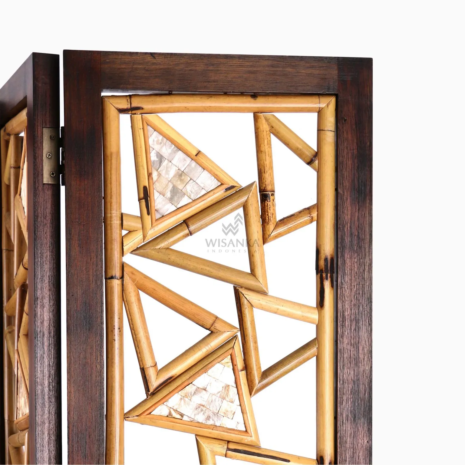 Triangle Divider Natural Rattan - Home Decoration detail