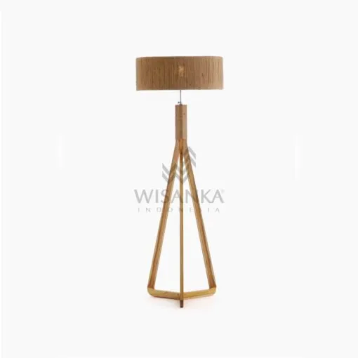 Dara Floor Lamp – Wooden Home Decor