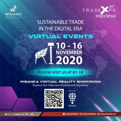 Lighting For Living as Wisanka in Virtual Trade Expo Indonesia 2020