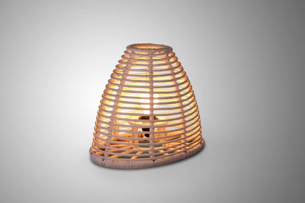 Aina Table Lamp – Natural Rattan Light Decor