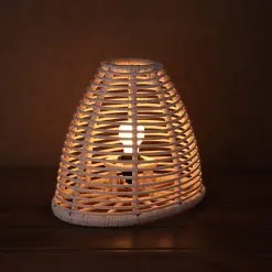 Aina Table Lamp - Natural Rattan Light Decor