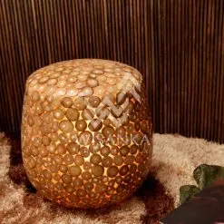 Teak Stool Lamp Set Apr 2014