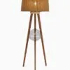 Kalila Floor Lamp - Tripod Lamp Wicker Rattan