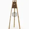 Somerset Floor Lamp - Wicker Rattan Tripod Lamp