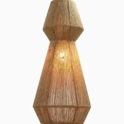 Dahlia hanging lamp - Rope Living Pendant Light-on