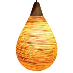 Kelom Hanging Lamp with Pitrit - Living Light Decor