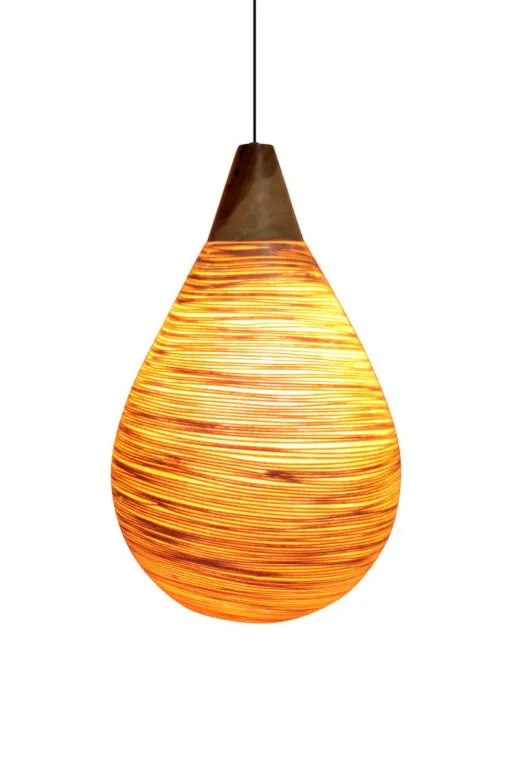 Kelom Hanging Lamp with Pitrit – Living Light Decor