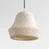 Koru Hanging Lamp with Pasta White - Pendant Living Light - off
