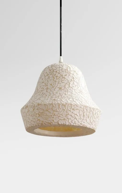 Koru Hanging Lamp with Pasta White – Pendant Living Light