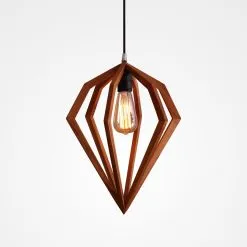 Diama Hanging Lamp - Pendant Light for Home Decor - on