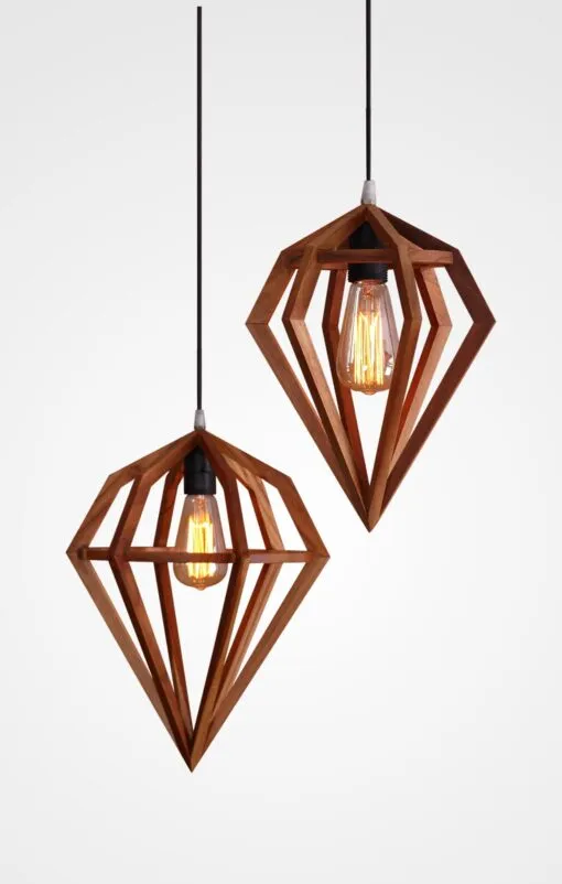 Diamo Hanging Lamp – Rattan Pendant Light for Home Decor