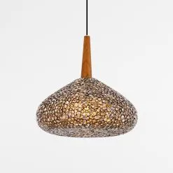 Kiru Hanging Lamp with Black Faunus - Pendant Light - on