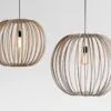 Cup Hanging Lamp - Rattan Lampion Pendant Light for Home Decor