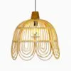 Ratu Hanging Lamp - Rattan Pendant Light for Home Decor