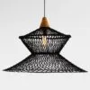 Limas Hanging Lamp with Net (Black) - Black Pendant Lighting