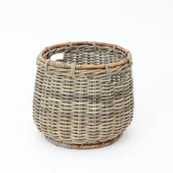 Bogo Basket – Natural Rattan Kubu Weaving