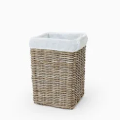 Kukei Rattan Laundry Basket – Natural Handwoven Home Decor