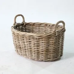 Loise Rattan Kubu Basket - Perspective