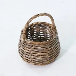 Maskal Natural Rattan Kubu Decorative Basket